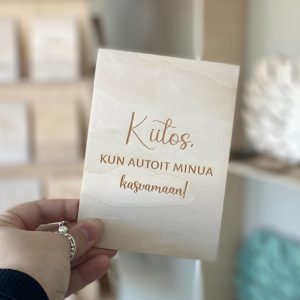 Kiitos, kun -kortti